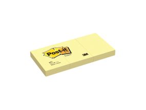 Note paper 38x51mm POST-IT 653 yellow 3x100 sheets