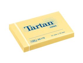Бумага для заметок 51x76мм TARTAN желтый 100 листов
