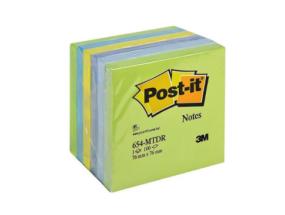 Märkmepaber 76x76 Post-it 654DR pastelsed toonid 6pakk