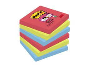 Märkmepaber 76x76mm POST-IT 654 SS Bora Bora 6x90 lehte