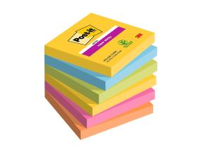 Märkmepaber 76x76mm POST-IT 654SS Carnival 12x90 lehte
