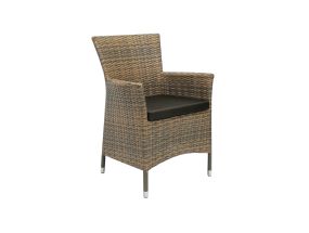 Chair WICKER-1 61x58xH86cm, cappuccino