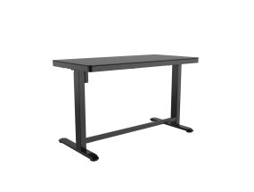 Adjustable table ERGO 1-motor 120x60xH72-121cm, black, melamine plate, steel