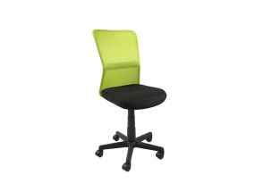 Офисный стул BELICE 41x42xH83-93см чёрный/зелёный
