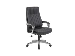 Рабочий стул ELEGANT, 62,5x76,5xH112-119,5см, черный, искусственная кожа, пластик