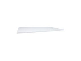 Lauaplaat ERGO 140x80cm, hallikasvalge, melamiinkattega puitlaastplaat