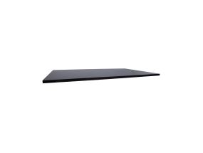 Tabletop ERGO 140x80cm, black, chipboard with melamine coating