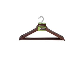 Hangers 5 pcs/set, wood, dark brown