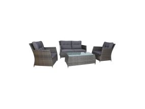 Garden furniture set ADENA table, sofa and 2 chairs