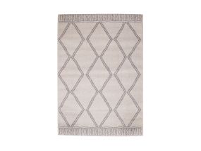 Carpet LOTTO-8, 200x285cm, natural white/light gray