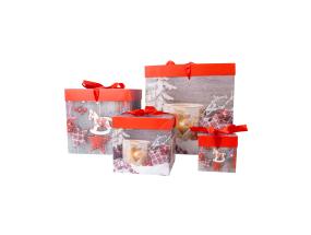 Kinkekarp XMAS GIFT-4, 30x30x30cm, mix