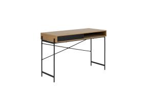 Kirjutuslaud ANGUS 110x50xH75cm, tamm, melamiin, metall