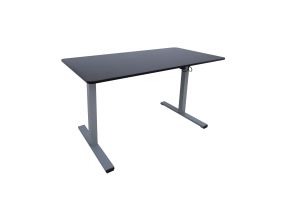 Adjustable table ERGO OPTIMAL with 1 motor 120x60cm, black