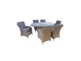 Garden furniture set ASCOT table and 6 chairs