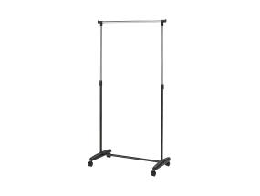 Stange FRED ratastel 85x43xH95-160cm, must-kroom