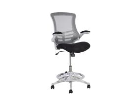 Kõrge töötool TRIBECCA 62,5x62xH109-128,5cm, hall