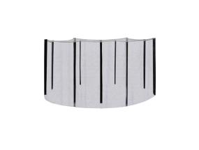 Turvavõrk D304cm batuudile, postidega, must