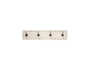 Seinanagi SAMIRA 4-ne, 84,5x10,5x18cm, materjal: puit, värvus: antiikvalge
