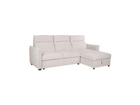 Nurgadiivanvoodi SCALA 244x155/88xH102cm, helehall