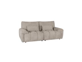 Diivan BARBARA 2,5-kohaline 210x100xH89cm, helepruun