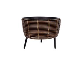 Lillepott WICKER 44x44xH34cm, pruun