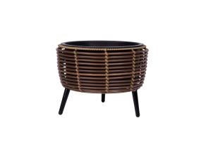 Lillepott WICKER 36x36xH27cm, pruun