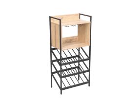 Veiniriiul HANNES 51x30xH108cm, rustik melamiin