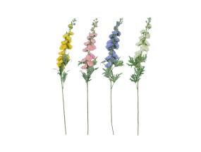 Kunstlill FLOWERLY H90cm tokkroos "Alcea Double", mix