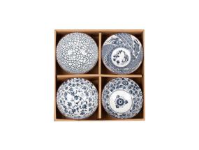 Komplekt SOMETSUKE 4-kaussi, sinine mix