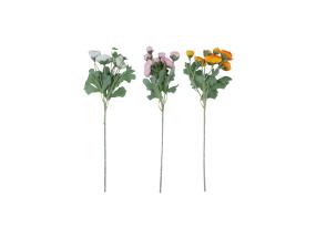 Kunstlill FLOWERLY "Ranunculus" õisi 7tk, mix