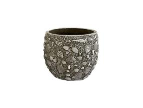 Lillepott SUNNY SHELL D27xH25cm, beež