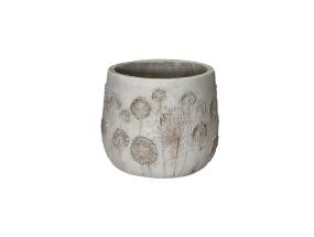 Lillepott SUNNY FLORE D23.5xH21cm, valge