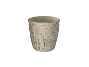 Lillepott SUNNY LAVENDEL D31xH33cm, kreem