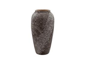 Vaas TITAN STONE D17xH33cm, beež/pruun