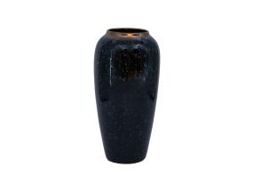 Vaas TITAN STONE D17xH32cm, must/hall