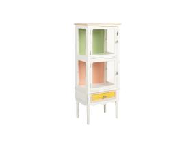 Vitriinkapp BIANCA 51x35xH129cm, antiikvalge