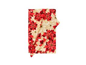 Linik CHRISTMAS NEW 43x116cm, jõulutähed, 50% puuvill, 50% polüester, kangas 575