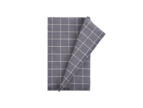 Linik LINEN 43x170cm, hall ruut, 100% linane, kangas 120