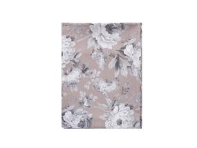 Laudlina ZHAO 134x250cm, hallid roosid, 50% polüester, 50% puuvill, kangas 037