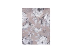 Laudlina ZHAO 134x180cm, hallid roosid, 50% polüester, 50% puuvill, kangas 037