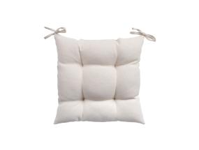 Toolikate SUMMER 40x40x2,5cm, naturaalvalge, 100% polüester, kangas 467