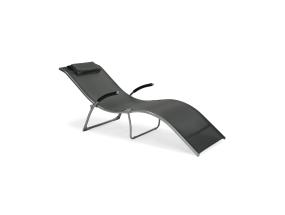 Lamamistool BATYA hall 173x63xH65cm, terasraam, textiline iste