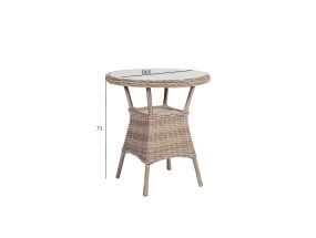 Laud TOSCANA D65xH73cm, beež