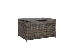 Padjakast WICKER 122x52xH62cm, tumepruun