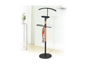 Ülikonnastange FOREST 45x28xH110cm, must/naturaalne