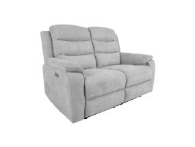 Diivan MIMI 2-kohaline elektriline recliner, helehall
