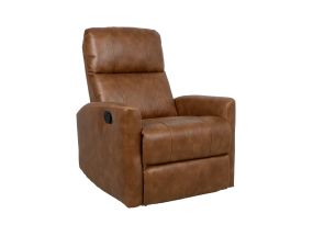 Tugitool DIEGO kiikuv ja pöörlev manuaalne recliner 78x95xH103cm, konjakipruun