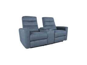 Diivan GASTON 2-kohaline elektriline recliner 182x85xH104cm, sinine