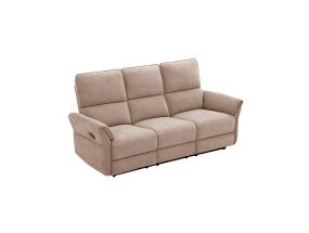 Diivan DAMIKA 3-kohaline elektriline recliner 200x92xH103cm, helepruun