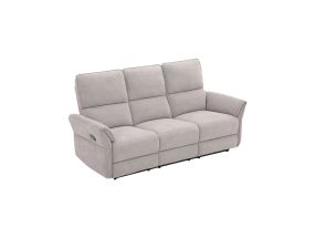 Diivan DAMIKA 3-kohaline elektriline recliner 200x92xH103cm, hall